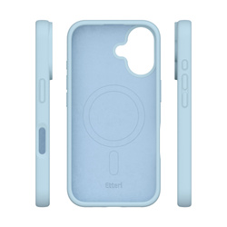 Etui Etteri Silicone Mag do iPhone 16 Plus 6,7" jasnoniebieskie