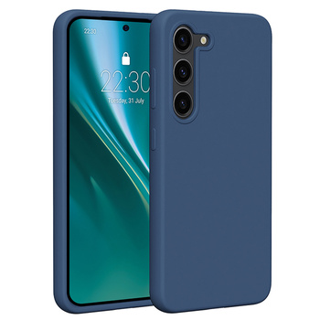 Etui Etteri Silicone Case do Samsung Galaxy S23 ciemnoniebieskie