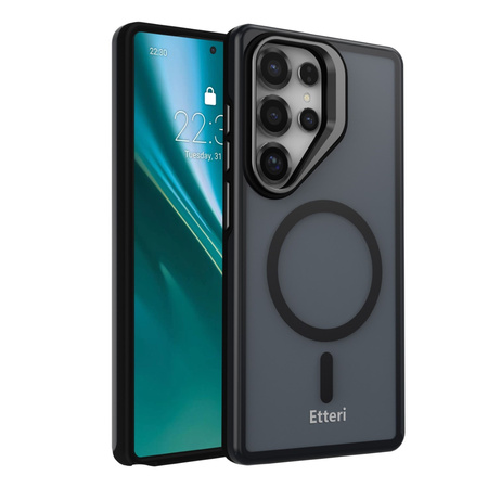 Nakładka Etteri Morning Fog do Samsung S25 Ultra czarna