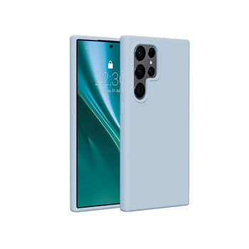 Etui Etteri Silicone Case do Samsung Galaxy S25 Ultra jasnoniebieskie