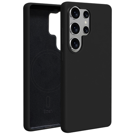 Etui Etteri Silicone Mag do Samsung Galaxy S25 Ultra czarne