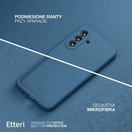 Etui Etteri Silicone Case do Samsung Galaxy S22 ciemnoniebieskie