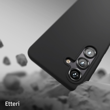 Etui Etteri Silicone Case do Samsung Galaxy S25 Ultra czarne