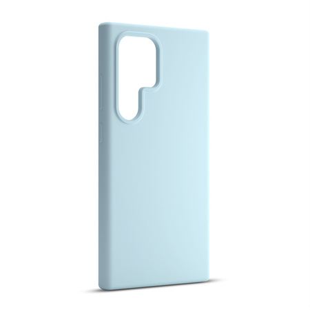 Etui Etteri Silicone Case do Samsung Galaxy S24 Ultra jasnoniebieskie