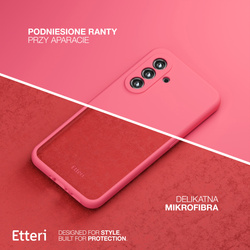 Etui Etteri Silicone Case do Samsung Galaxy A56 5G malinowe