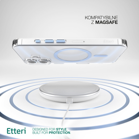 Etui Etteri Color Mag do iPhone 16 Plus 6,7" jasnoniebieskie