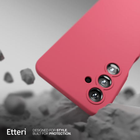 Etui Etteri Silicone Case do Samsung Galaxy A35 5G malinowe