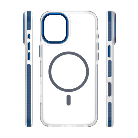 Etui Etteri Icy Mag do iPhone 16 6,1" niebieskie