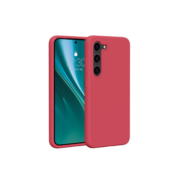 Etui Etteri Silicone Case do Samsung Galaxy S23 malinowe
