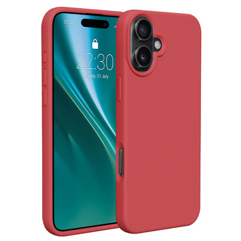 Etui Etteri Silicone Case do iPhone 16 6,1" malinowe