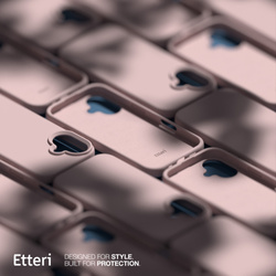 Etui Etteri Silicone case do iPhone 16 6,1" jasnoróżowe