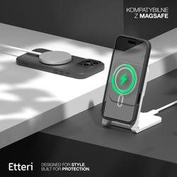 Etui Etteri Matt Mag do iPhone 15 Pro Max 6,7" czarne