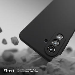 Etui Etteri Silicone Case do Samsung Galaxy A56 5G czarne