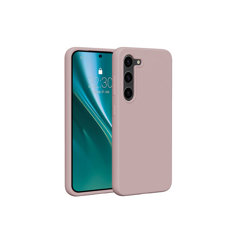 Etui Etteri Silicone Case do Samsung Galaxy S23 jasnoróżowe