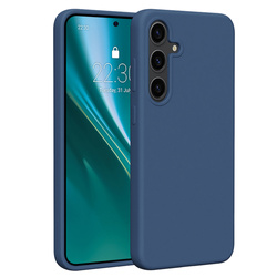 Etui Etteri Silicone Case do Samsung Galaxy S24 Plus ciemnoniebieskie