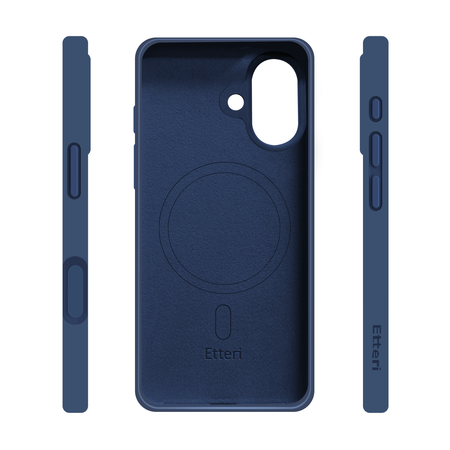Etui Etteri Silicone Mag do iPhone 17 ciemnoniebieskie