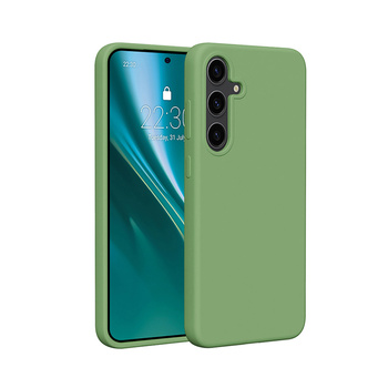 Etui Etteri Silicone Case do Samsung Galaxy S25 Ultra jasnozielone