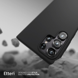 Etui Etteri Silicone Case do Samsung Galaxy S24 Ultra czarne