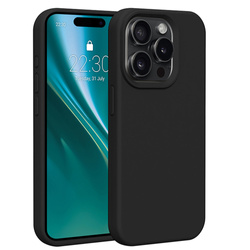 Etui Etteri Silicone Case do iPhone 15 Pro 6,1" czarne