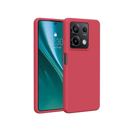 Etui Etteri Silicone Case do Xiaomi Redmi Note 13 5G malinowe