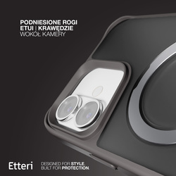 Etui Etteri Matt Mag Ring do iPhone 17 Air szare