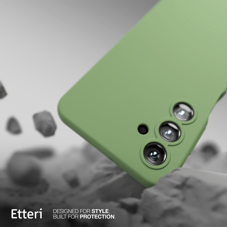 Etui Etteri Silicone Case do Samsung Galaxy A54 5G jasnozielone