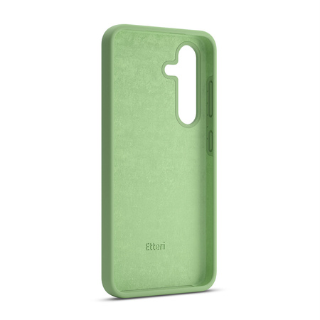 Etui Etteri Silicone Case do Samsung Galaxy S25 jasnozielone