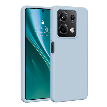 Etui Etteri Silicone Case do Xiaomi Redmi Note 13 5G jasnoniebieskie