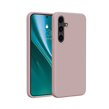 Etui Etteri Silicone Case do Samsung Galaxy S25 Plus jasnoróżowe