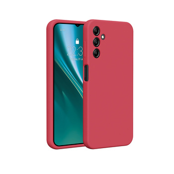 Etui Etteri Silicone Case do Samsung Galaxy A14 malinowe