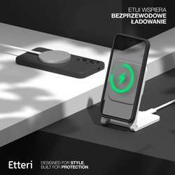 Etui Etteri Silicone Case do Samsung Galaxy S23 czarne