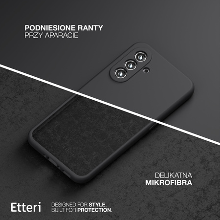 Etui Etteri Silicone Case do Samsung Galaxy A56 5G czarne