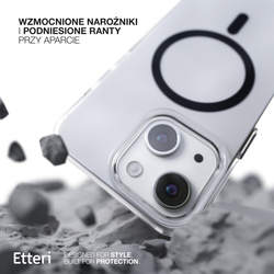 Etui Etteri Color Mag do iPhone 14 6,1" czarne