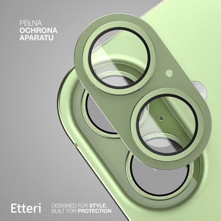 Etteri pełna ochrona aparatów do iPhone 17 zielona