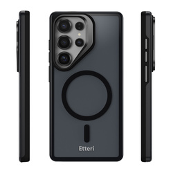 Nakładka Etteri Morning Fog do Samsung S25 Ultra czarna