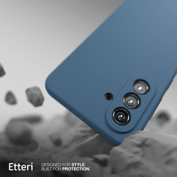 Etui Etteri Silicone Case do Samsung Galaxy S24 FE ciemnoniebieskie