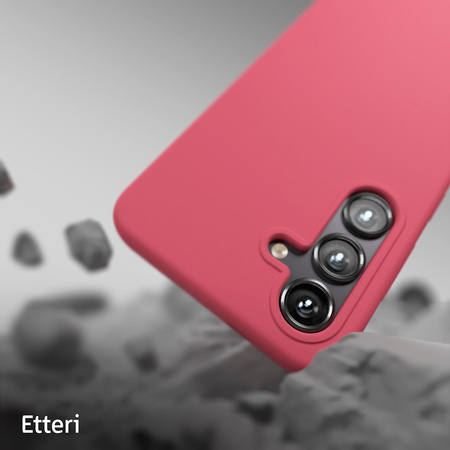 Etui Etteri Silicone Case do Samsung Galaxy S24 FE malinowe