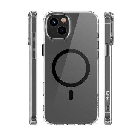 Etui Etteri Color Mag do iPhone 15 6,1" czarne