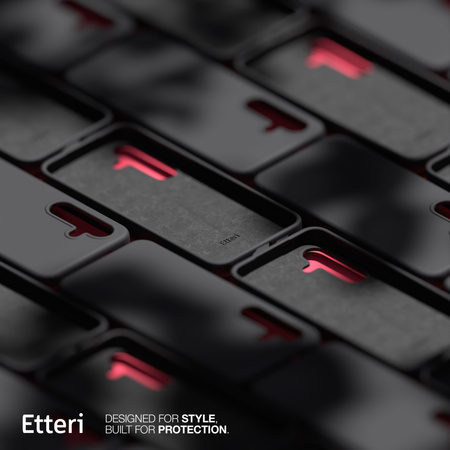 Etui Etteri Silicone Case do Samsung Galaxy S22 czarne