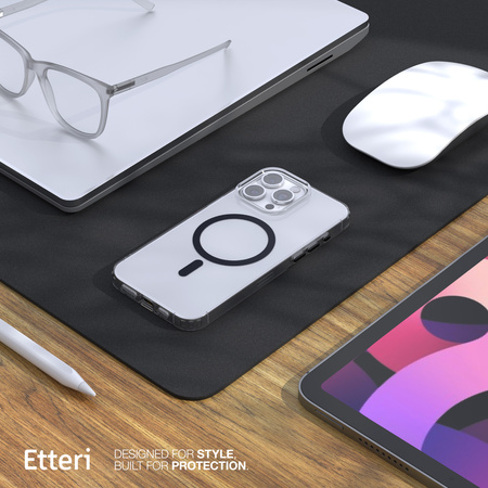 Etui Etteri Color Mag do iPhone 15 Pro 6,1" czarne