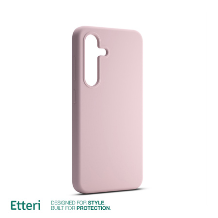 Etui Etteri Silicone Case do Samsung Galaxy S24 Plus jasnoróżowe