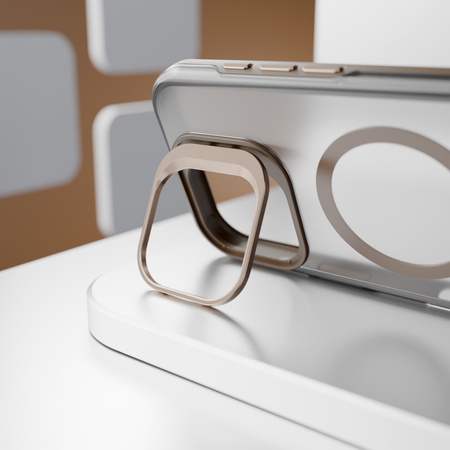 Nakładka Etteri Morning Fog do iPhone 17 6,3" brązowa