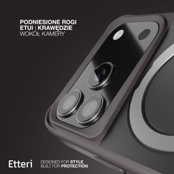 Etui Etteri Matt Mag Ring do iPhone 17 Pro Max szare