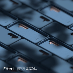 Etui Etteri Silicone Case do Samsung Galaxy S25 Plus ciemnoniebieskie