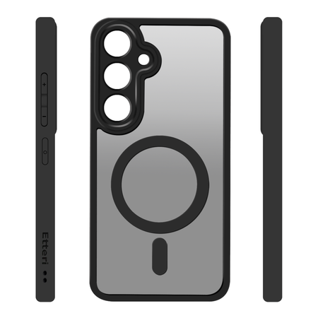 Etui Etteri Matt Mag do Samsung Galaxy S25 czarne