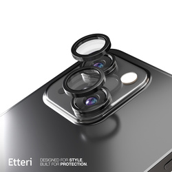 Etteri Camera Lens Protector szkło na aparat do iPhone 13 / 13 Mini czarny