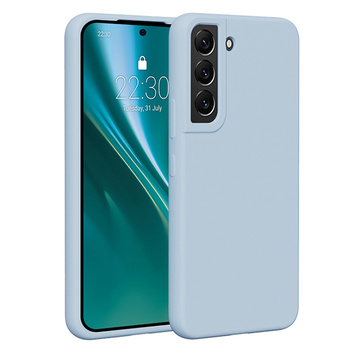 Etui Etteri Silicone Case do Samsung Galaxy S22 jasnoniebieskie