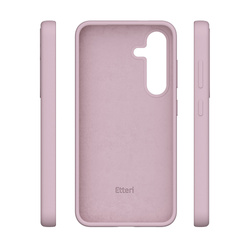 Etui Etteri Silicone Case do Samsung Galaxy S25 jasnoróżowe