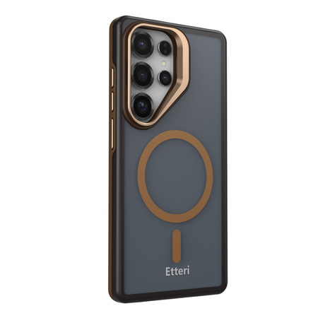 Nakładka Etteri Morning Fog do Samsung S25 Ultra brązowa