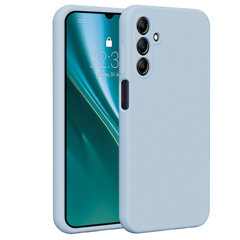 Etui Etteri Silicone Case do Samsung Galaxy A15 4G / A15 5G jasnoniebieskie